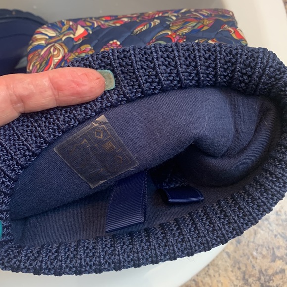 SakRoots Navy Blue Floral Print Waterproof Rain Boots Size 7 - Picture 7 of 10